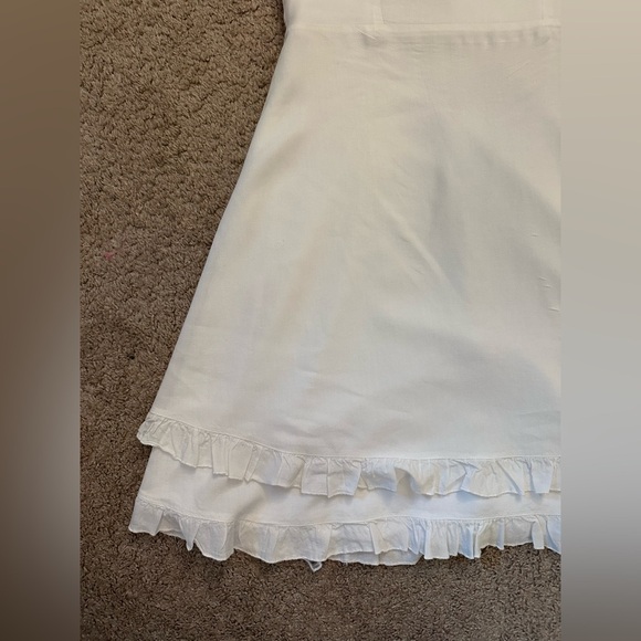 V Fish White Halter Cocktail Dress Women’s Small S Summer Party Wedding Guest - Picture 2 of 10